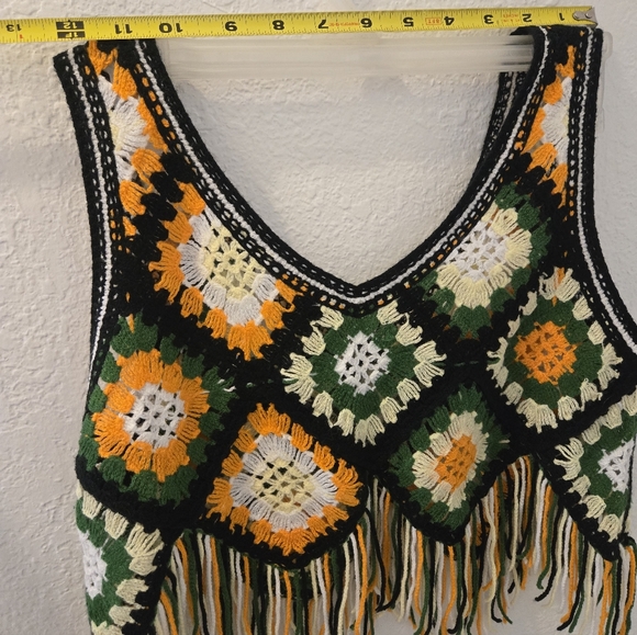 BOHO 70S STYLE TOP - Picture 8 of 9